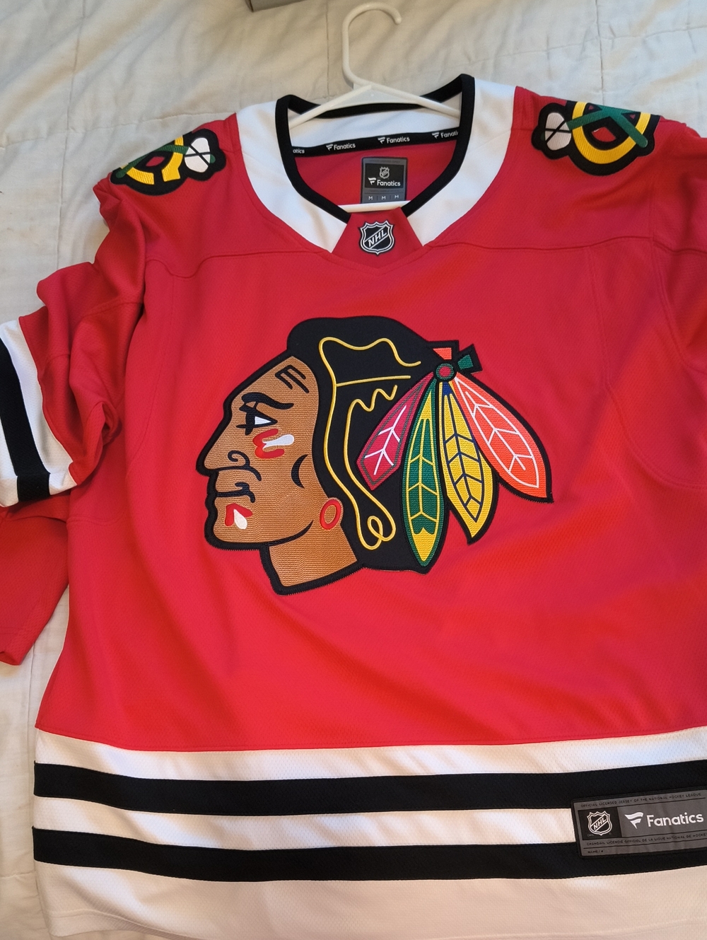 Fanatics Red Keith Blackhawk Jersey